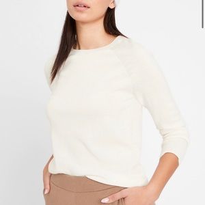 Banana Republic Cream 100% Merino Wool Sweater